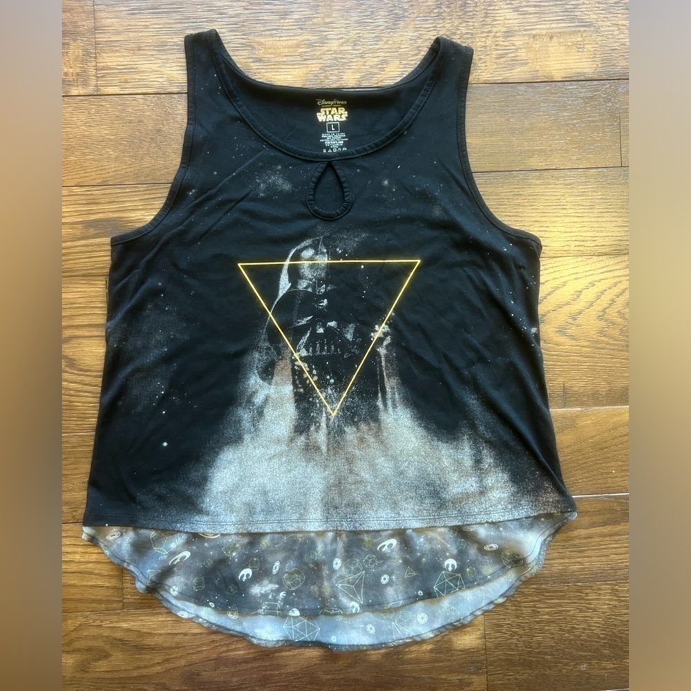 Disney parks Star Wars Darth Vader sleeveless top black size large